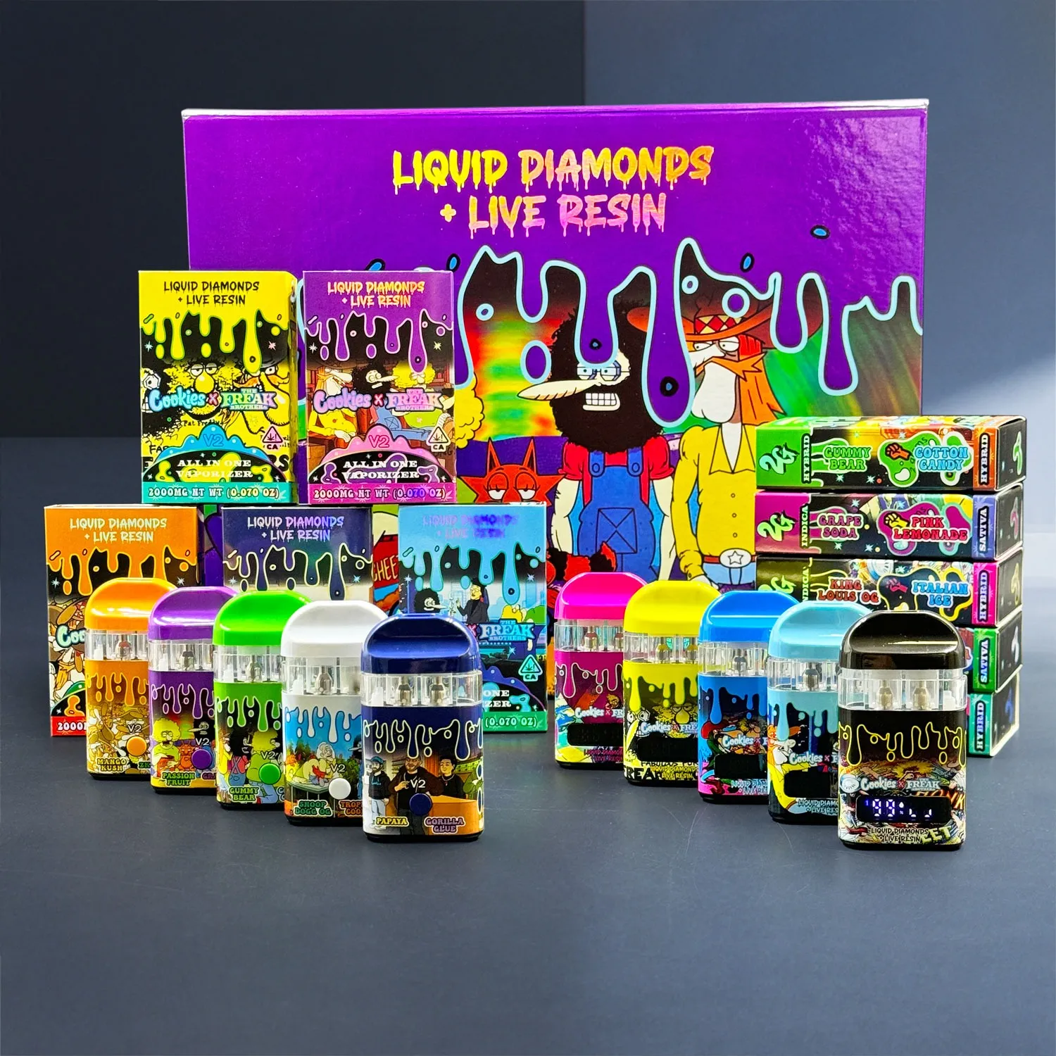1768070144316_1768069893850_1768069891586 Cookies X Freak 2g - Vape Desechable - Imagen de 1