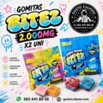 Gomitas Bitez X2uni 2.000mg (1.000mg c/u)