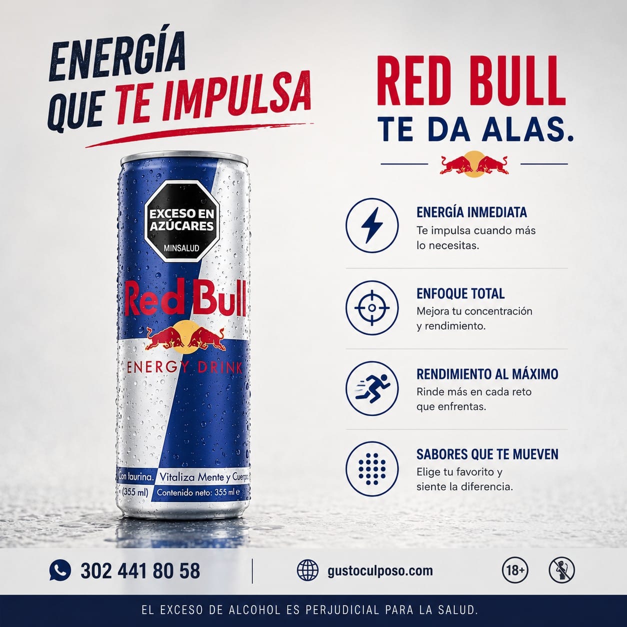 2b939213-91b8-474b-8067-ba76d33c55fd Red Bull Energy 250ml - Imagen de 1