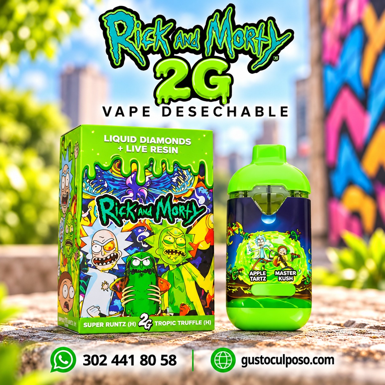 83f1dd80-8451-4d51-95d8-242b8d752562 Rick And Morty 2g - Vape Desechable - Image 1