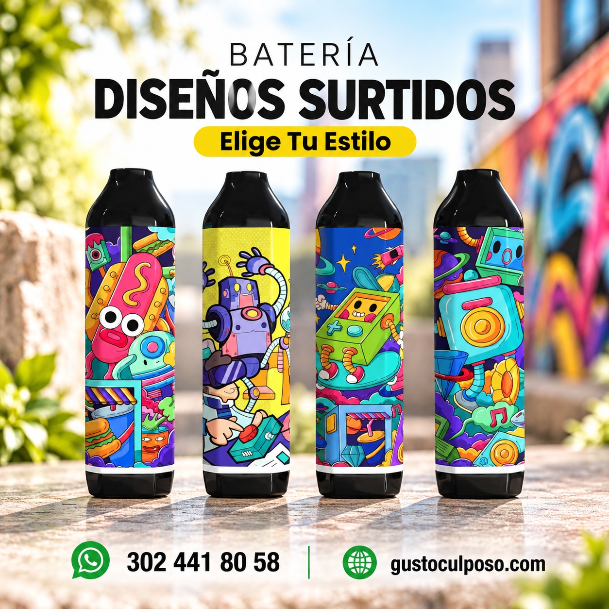ee4c26a8-f610-42ba-9328-af6ff460e5e2 Batería Diseños Surtidos - Elige Tu Estilo - Image 1