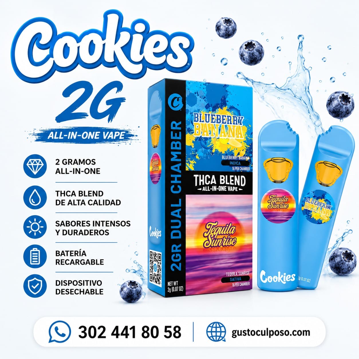 12a49f3c-862c-44a2-bd14-8e5c306b328b Cookies 2g - Vape Desechable - Imagen de 1