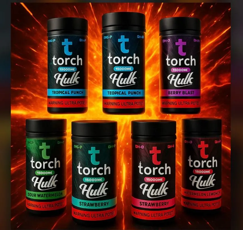 1774374585990_1774374584119_1774374583506 Tarro Gomitas Torch x20 uni 15.000 mg - Imagen de 1