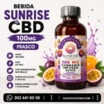 Bebida Sunrise CBD 100mg Frasco