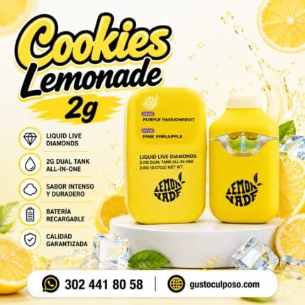 Cookies Lemonade 2g - Vape Desechable