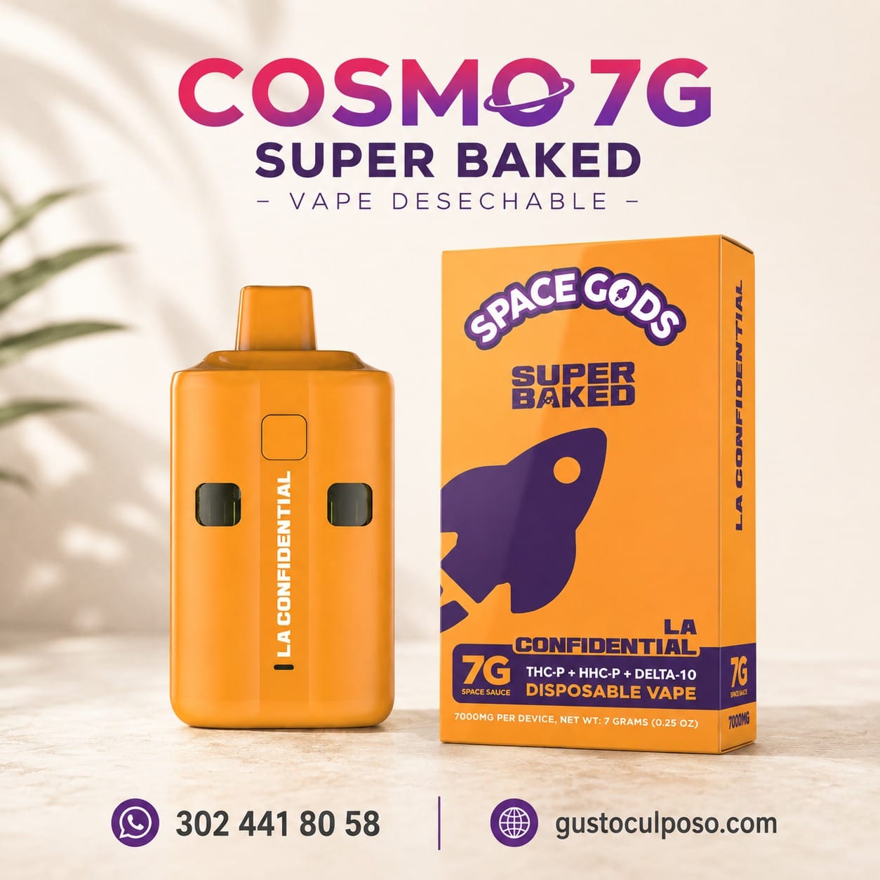 86592aba-3a85-4f84-b0bc-4fe8d71b2df5 Space Gods 7g Super Baked – Vape Desechable - Image 1