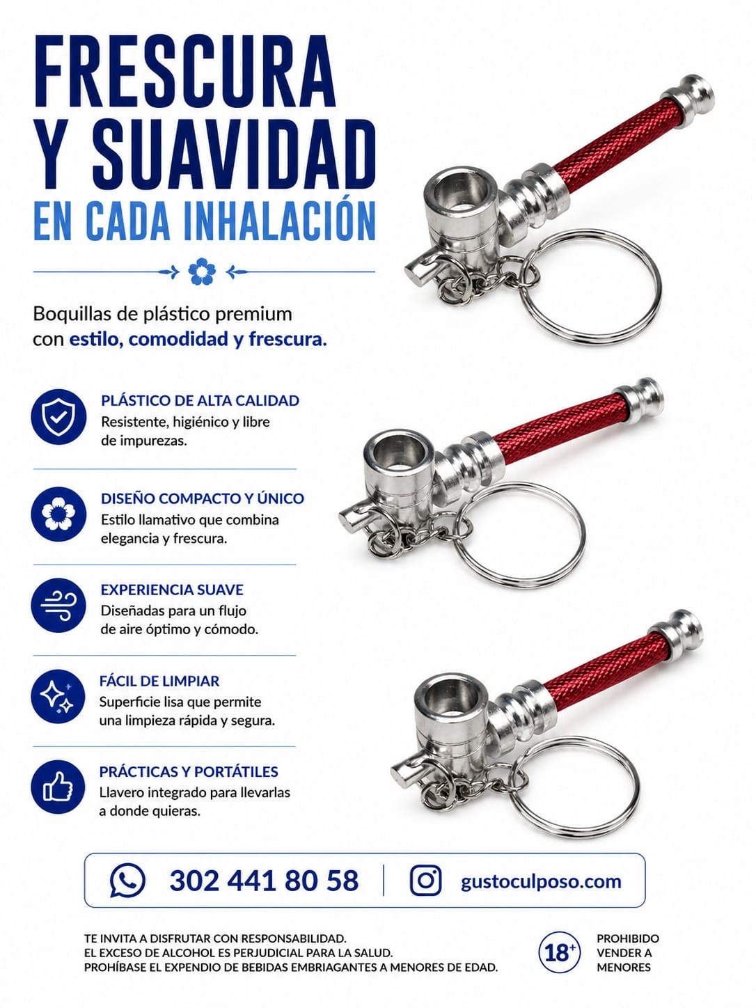 8b1a6a58-9d2b-46fd-9b50-9ba6db2ab10f Pipa Metal Llavero Pequeña - Imagen de 1