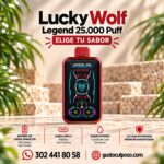 Lucky Wolf Legend 25.000 puff – Elige Tu Sabor