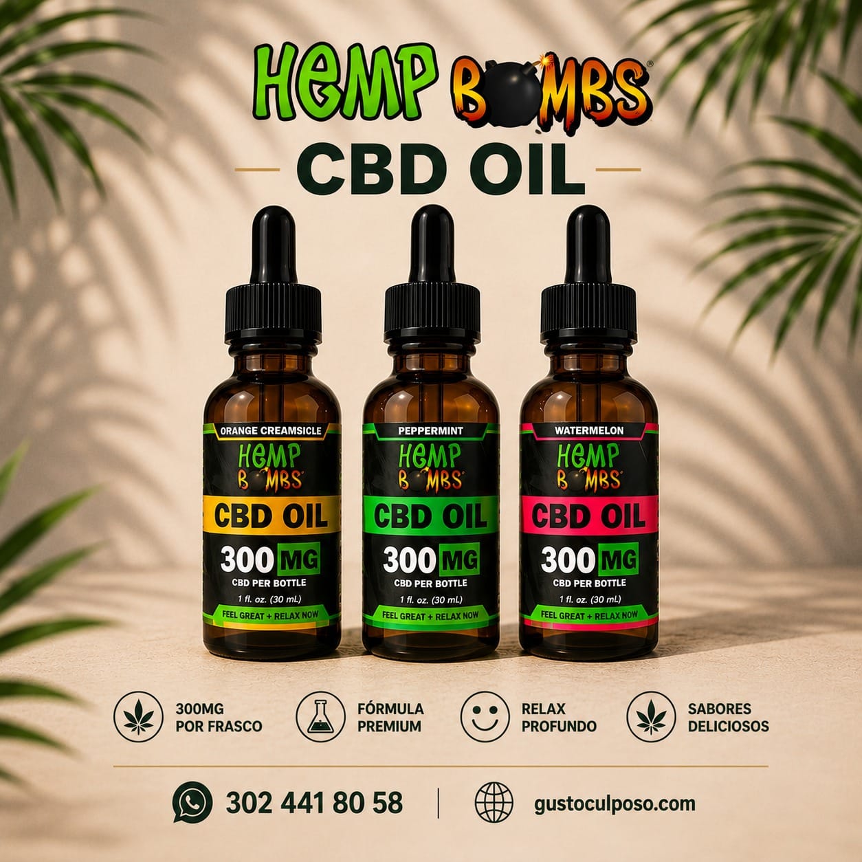 d0b567d3-6e8e-4119-afa7-72ed1bea6d41 Aceite CBD 300mg Frasco 30ml - Imagen de 1