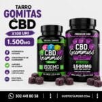 Tarro Gomitas CBD x100 uni 1.500mg
