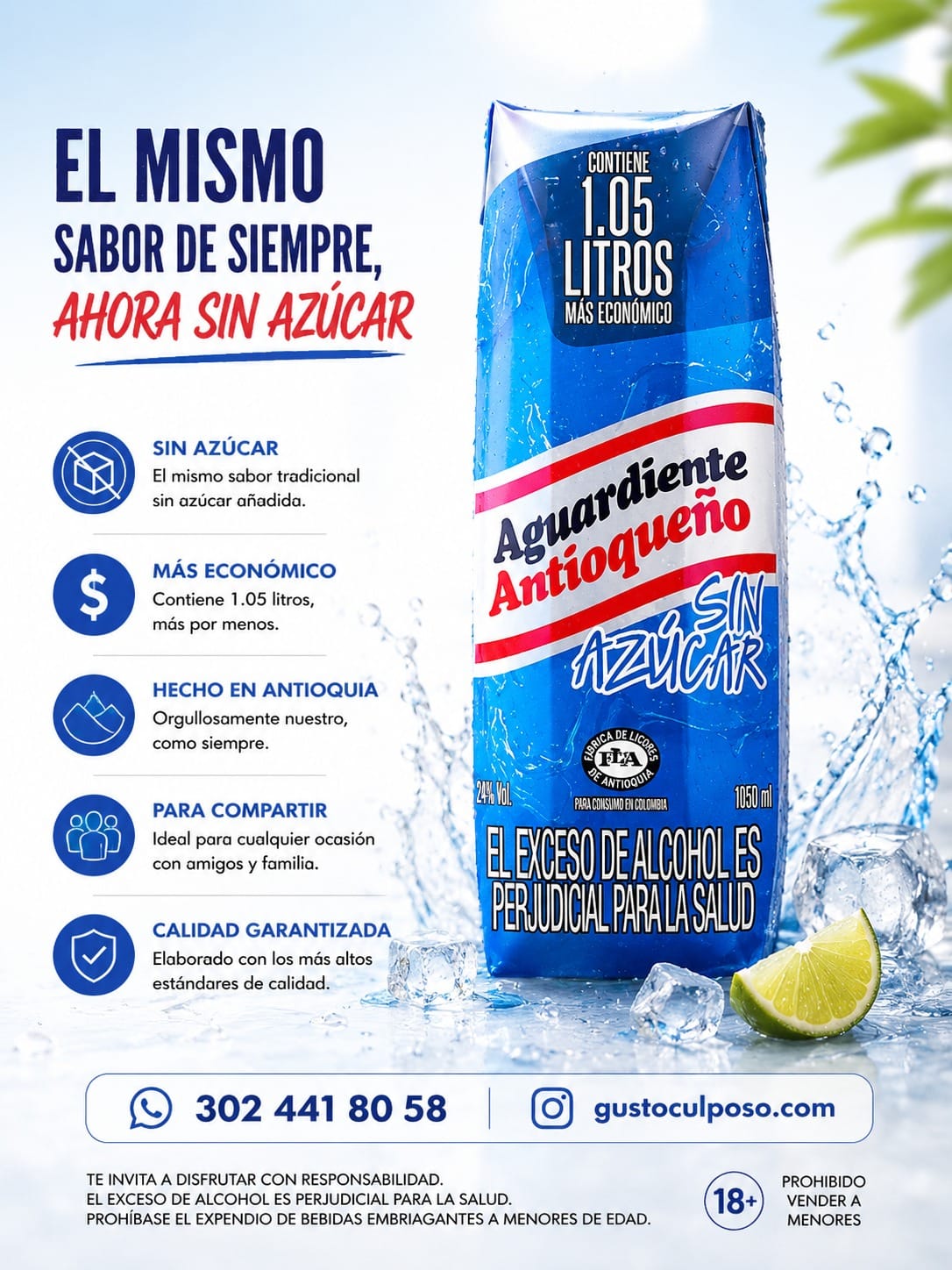 dd25276b-4577-4654-b3b4-32a93fc74259 Aguardiente Azul Litro 1.050ml - Imagen de 1