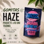 Paquete Gomitas Haze x10 Uni 150mg