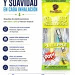 Pipa De Vidrio + Filtro Con Sabor