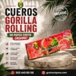 Cueros Gorilla Rolling 50 Paper Corto Organic