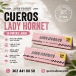 Cueros Lady Hornet Pink 50 Papers Largo