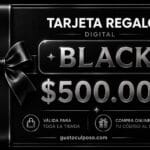 Tarjeta Regalo Black