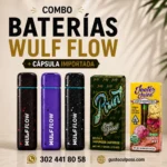 Combo Baterias Wulf Flow + Capsula Importada