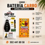 Combo Bateria Bateria Carro + Capsula Importada 2.2