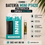 Combo Baterias mini PT420 - Sin Pantalla + Capsula Nacional