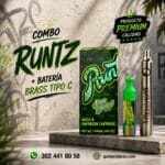 Combo Capsula Importada Runtz + Bateria Brass Tipo C