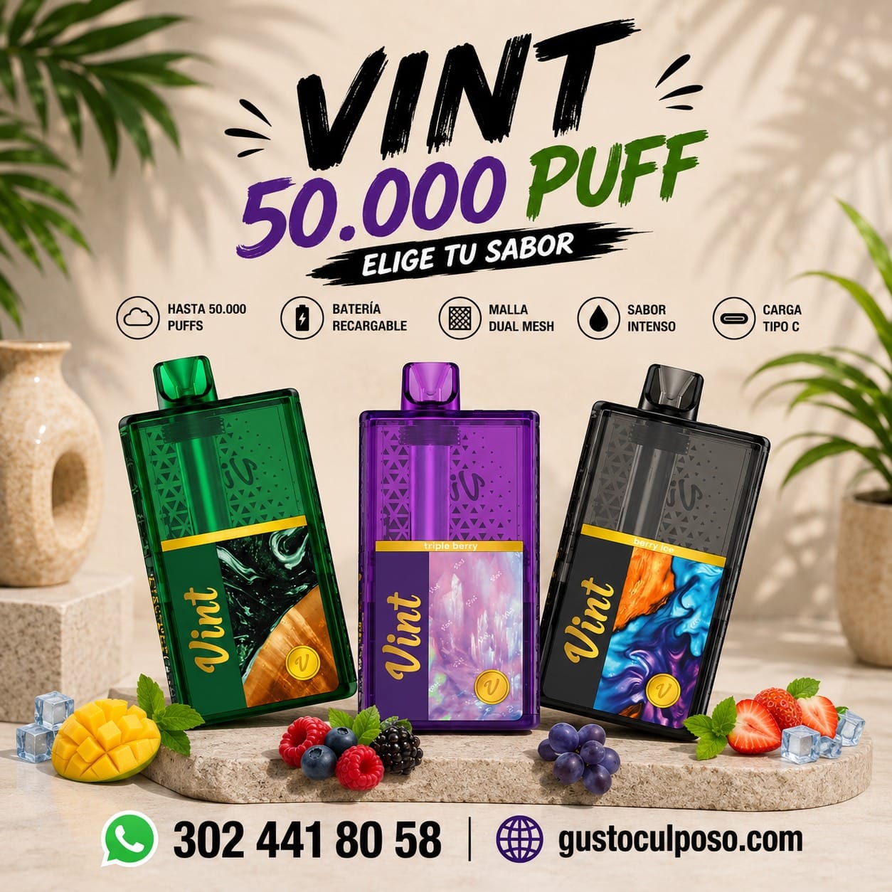 7789e1c1-4795-4eaa-84d4-e863aedb54ff Vint 50.000 Puff – Elige Tu Sabor - Imagen de 1