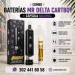 Combo Baterias Mr Delta Cartboy + Capsula Nacional