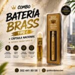 Combo Bateria Brass Tipo C + Capsula Nacional