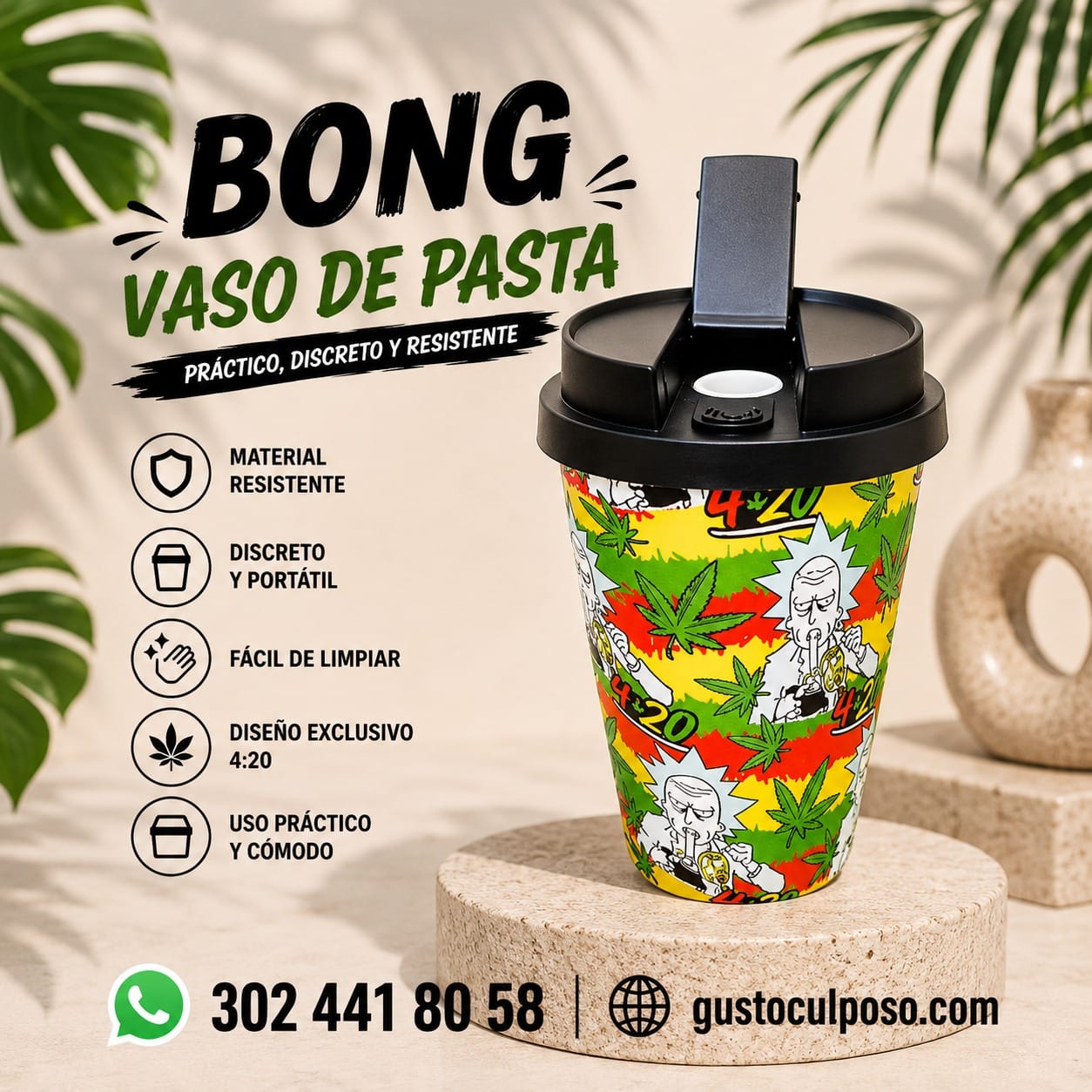 ec61271b-bde8-4e5a-b96f-22b54c29c209 Bong Vaso De Pasta - Imagen de 1